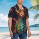 thumbnail image 3 of Balery Whimsical Dragon Color Cool Camisas hawaianas de manga corta para hombre, camisas playeras de corte holgado, camisas de vacaciones con botones,X-Large, 3 of 7
