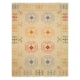 thumbnail image 3 of EORC OSK1IV 9 x 12 ft. Beige Hand Knotted Wool Reversible Suzani Kilim Rug, 3 of 8