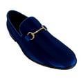 thumbnail image 2 of Men's Dress Shoes Tuxedo Velvet Buckle Loafer Fashion Slip on, 2 of 5