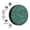 thumbnail image 4 of Fotbe Green Christmas Funda de Llanta de Repuesto con Estampado, Engrosada, Ajuste Universal para Jeep, Remolque, RV, SUV, Camión-17 inch, 4 of 6