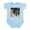 Sky Blue, variant on CafePress - Sleepy Sun Moon Body Suit - Baby Light Bodysuit, Size Newborn - 24 Months