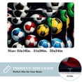 thumbnail image 2 of Football Polyester Non-Slip Machine Washable Bath Rug Indoor Rug Door Carpet, 2 of 6