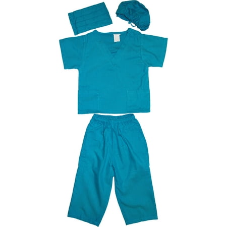 

Kids Doctor Dress up Surgeon Costume Set available in 13 Colors for 1-14 Years
