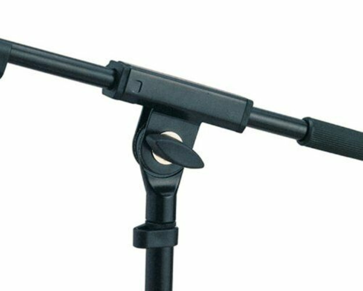 K&M 25950 Rein Extra Low Design Microphone Stand with 2x Boom Arm, Black