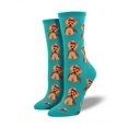 thumbnail image 2 of Socksmith Chaussettes Crew Yorkies pour Femmes, Noir, Taille Unique Moyenne (Convient aux Pointures Femmes 6-10 US), 2 of 2