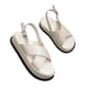 thumbnail image 3 of Sandalias de tiras cruzadas para mujer, sandalias de tiras cruzadas para mujer, sandalias de tiras cruzadas con suela gruesa, sandalias casuales de cuero para mujer, resultados impresionantes, 3 of 9