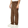 thumbnail image 2 of Men's Haggar® Classic-Fit Stretch Expandable Waistband Corduroy Pants Color: Camel Size: 42X30, 2 of 5