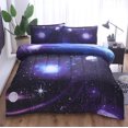 thumbnail image 1 of Wowelife Galaxy Comforter Set Full 5 Pieces Galaxy Bedding Set Blue 3D Galaxy, 1 of 7