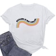 thumbnail image 2 of LSLJS T-Shirt Graphique Mode à Manches Courtes Col Rond Décontracté Printemps et Été pour Femmes, Cadeaux pour Femmes, 2 of 6
