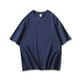 thumbnail image 1 of pstuiky Camisas casuales de manga corta para hombre, Camisa informal de manga corta con cuello redondo y estampado de cera lavada de color liso para hombre camisetas de hombre xl, 1 of 4