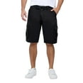 thumbnail image 4 of X RAY JEANS Men's Belted 12.5" Inseam Knee Length Cargo Shorts, Black, 33, 4 of 5