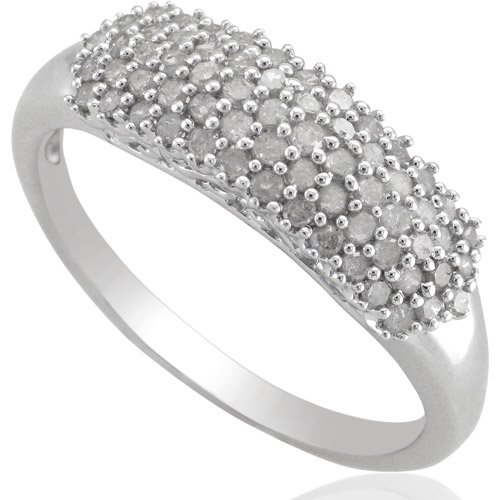 Forever Bride 1/2 Carat T.W. Diamond Sterling Silver Wedding Band