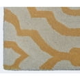 thumbnail image 3 of Rugsotic Carpets Hand Tufted Wool Eco-Friendly Area Rugs - 2'6''x10', Runner, White Gold, Modern Contemporary Design, High Pile Handmade Anti Skid Rugs for Living Room, Bed Room (K00539), 3 of 6