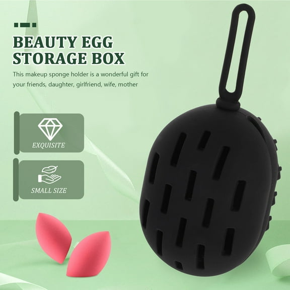 LOLIPPYY Silicone Beauty Sponge Case Lightweight and Practical