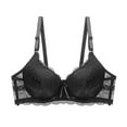 thumbnail image 5 of ALLLIST Womens Bras Solid Black Underwire Bralette Breathable T Shirt Women's Lingerie Size 36-43, 5 of 5