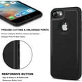 thumbnail image 4 of Unique Design Luxury Leather Business Phone Case for iPhone 7 & iPhone 8 & iPhone SE 2020 (2nd Generation) Anti-Slip Scratch Resistant Ultra Slim Protective Case 4.7” (Black), 4 of 10
