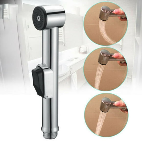 Luckyn Toilet Bidet Handheld Douche Spray Nozzle Hygienic Bidet Shower Head Hose Bracket
