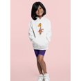 thumbnail image 2 of Giraffe With Clothes Hoodie Juniors -Image by Shutterstock,  Large, 2 of 4