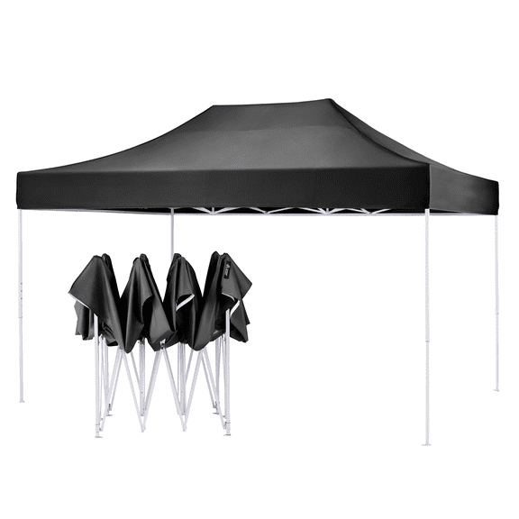 American Phoenix 10x15 Black Canopy Tent Commercial Fair Shelter Car Shelter