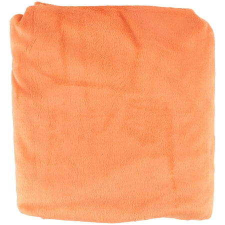 Tl Care Heavenly Soft Chenille Orange Fitted Crib Sheet 1 Pc Bag