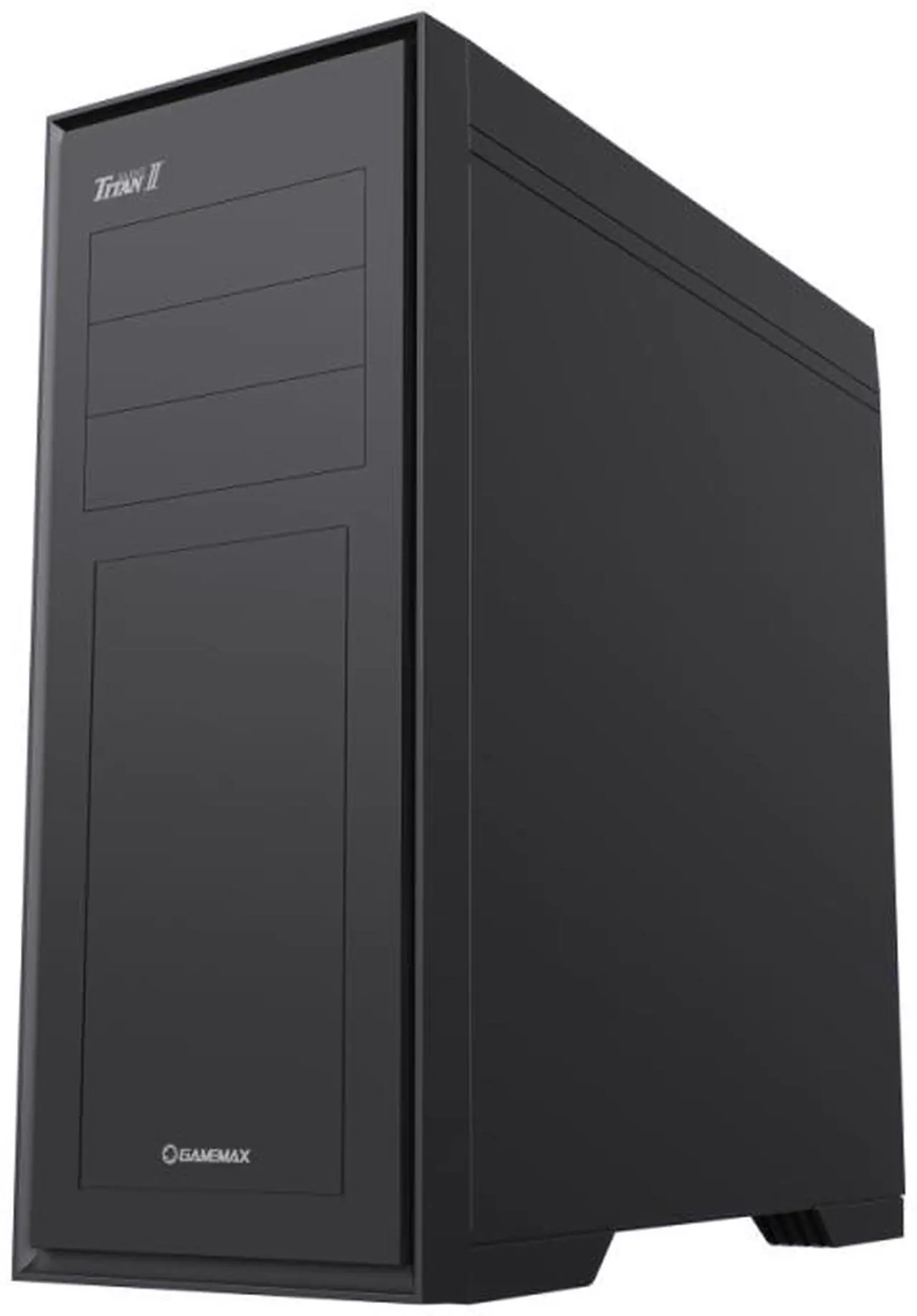 GAMEMAX Titan Silent 2 Black USB3.0/Type C ATX Gaming Full Tower Computer Case w/3 x Silent Fans (Pre-Installed). Support 4090 GPU and 360mm AIO