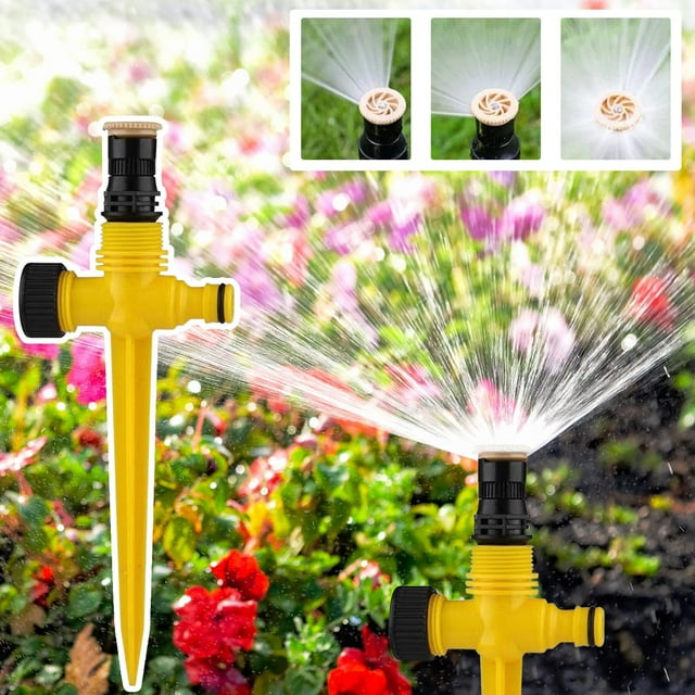 RoamHome Arroseur Atomiseur Réglable Enterré - Arroseur de Jardin Rotatif Automatique avec Design Étanche, Connexion Série Extensible pour Pelouse, Outil d'Irrigation Économe en Eau