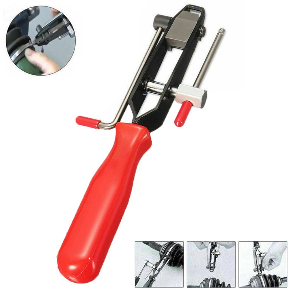 Drive Shaft Axle CV Joint Boot Clamp Crimping Plier Auto Banding Tool New 