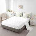 thumbnail image 5 of Manfei Cute Giraffe Lion Twin Bedding Sets 7pcs, Kawaii Zebra Elephant Bedding Comforter Set, Watercolor Eucalyptus Leaves Sheet Sets, Luxury Bedroom Decor, 5 of 8
