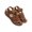 Brown, variant on AnuirheiH Women's Wedge Heels Sandals, Comfortable Ankle Strap Closed Toe Summer Sandals Casual Outdoor Wedges( Brown)