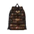 thumbnail image 2 of Yiaed Bookshelves Print Backpack, Premium Laptop Backpack, Travel Backpack for Women, Lightweight Backpacks, Comfortable Back Pack-Medium, 2 of 7