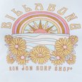 thumbnail image 4 of Billabong Women's X Ron Jon Surf Shop Sunlight Dreaming Cropped Tank Top Tee T-Shirt (X-Small, Baby Blue), 4 of 4