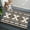 brown, variant on Blue Boho Round Area Rug 5 FT, Non Slip Bedroom Area Rug, Southwestern Ethnic Aztec Retro Geometric Washable Circular Carpet Non-Shedding Floor Mat for Kitchen Dining Room Foyer Balcony Dorm