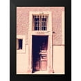 thumbnail image 2 of Urban Epiphany 18x24 Black Modern Framed Museum Art Print Titled - Vevey Doorway Coral, 2 of 5