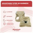 thumbnail image 4 of Downtown Pet Supply Step In Dog Harness No Pull, XX-Large, Khaki, 4 of 8