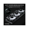 thumbnail image 3 of Phanteks Glacier One 360M25 G2 AIO Liquid CPU Cooler, Black, RGB Pump Cap Design, 3x Performance 120mm M25 G2 PWM RGB Fans, for Intel LGA 1700, 1851, 1200, 115x and AMD AM4/AM5 sockets, Black, 3 of 6