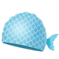 thumbnail image 5 of Gelikeya Swim Hats for Kids Size 5-12 Short/Long Hair Swimming Caps Silicone Swimming Cap Waterproof Swim Hat #Light Blue, 5 of 5
