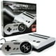 Photo 1 of NEW SUPER NINTENDO RETRO DUO NES/SNES SYSTEM Slvr/Black