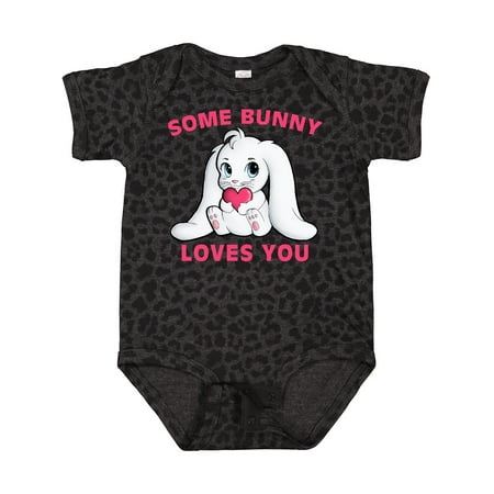 

Inktastic Some Bunny Loves You Gift Baby Boy or Baby Girl Bodysuit