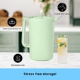 thumbnail image 4 of Lavaplatos Pitcher Tupperware Heritage de 1 galón, color menta, sin BPA, 4 of 7