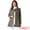 Dusty Dark Grey, variant on Women's Peter Pan Collar Double Breasted Winter Trench Coat Yellow M