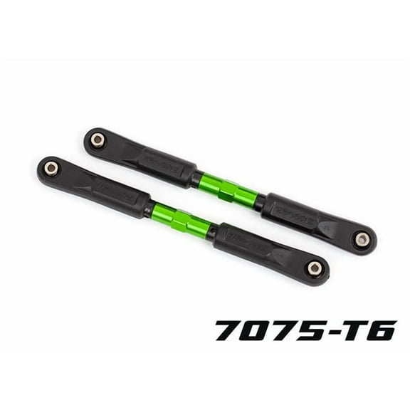 Traxxas 9547G Camber Links, Front (Tubes Green-Anodized, 7075-T6 Aluminum): Sledge