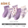 thumbnail image 2 of Calcetines de malla para niñas, calcetines de vestir suaves de algodón de princesa, calcetines finos de primavera y verano para niños Adepaton BST3005321-3, 2 of 6