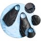 thumbnail image 2 of 1 par de aletas de natación cortas ajustables para snorkel, aletas de natación para mujeres y hombres, 2 of 7