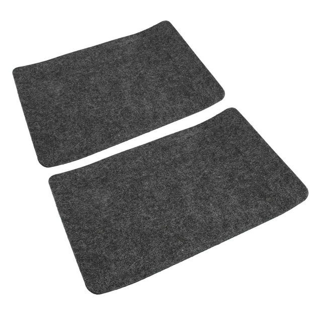 Heat Insulation Pad On Kitchen Counter, Felt Silicone Practical Increase Friction 2Pcs Flexible Non Stick Heat Resistant Mat For Air Fryer