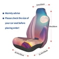 thumbnail image 3 of Wukai Dreamy Moonlit Window Full Set Car Seat Covers with Soft Padding Universal Auto Front Seats Protector and Cushion Mat, 3 of 5