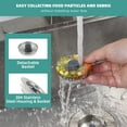 thumbnail image 3 of CADOVE Universal 3 in 1 Metal Kitchen Sink Drain Strainer, Upgraded Stainless Steel Drain Stopper Combo, Pop Up Sink Stopper, SUS304 Anti-Clogging Basket Strainer for US Standard 3-1/2" Drain, 3 of 8