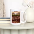 thumbnail image 3 of 15 fl oz Ceramic Mug, Pipestone National Monument, Minnesota, Painterly, Dishwasher & Microwave Safe, 3 of 5