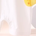 thumbnail image 4 of WUANDIXFA New Born Clothes Baby Boy 3 6 9 12 Months Cotton Cute Short Sleeve Romper Summer, Baby Boy Sleepers Baby Boy Pajamas Baby Boy's Clothing,Light Yellow,6-9 Months, 4 of 6