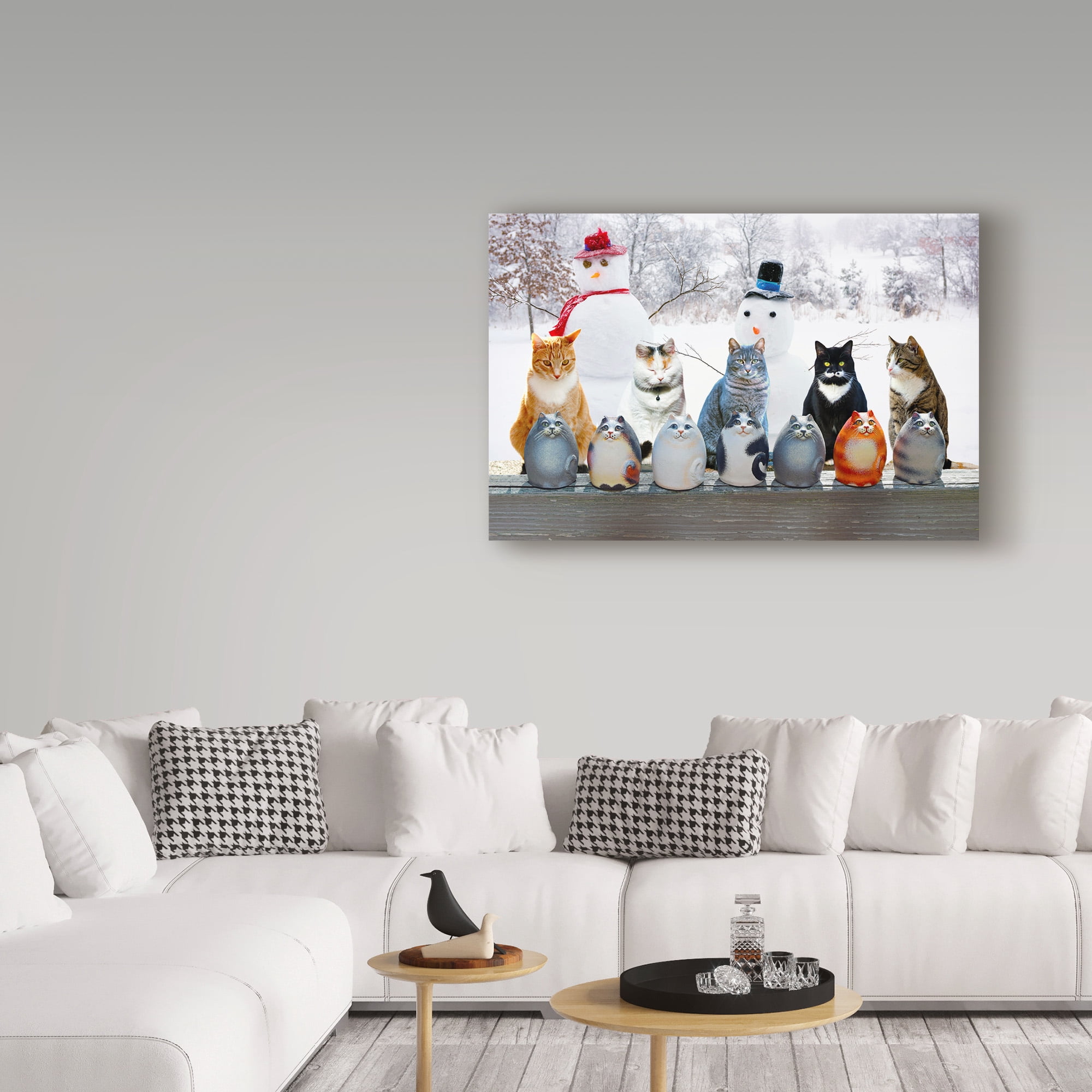 Trademark Fine Art 'Cats N Jars' Canvas Art by Ata Alishahi
