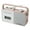 Rose Gold/Silver, variant on Studebaker SB2130CS Portable Cassette Player/Recorder with AM/FM Radio